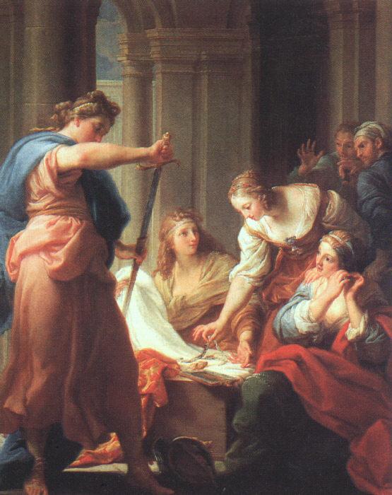 BATONI, Pompeo Achilles at the Court of Lycomedes France oil painting art